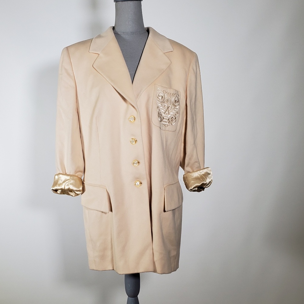 Vintage Escada Margaretha Ley Cream Blazer